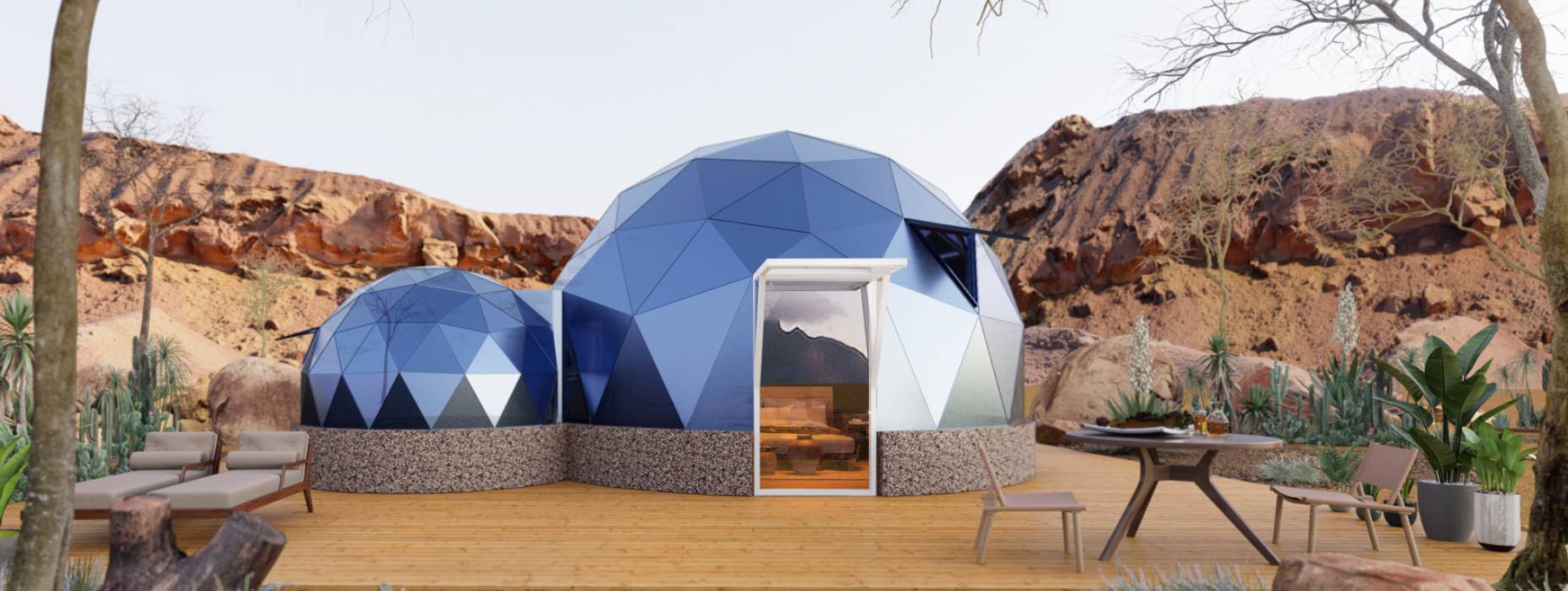 南京球形智能光伏玻璃星空房